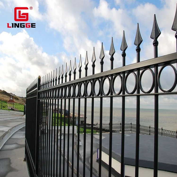 Outdoor Durable and Aesthetic Aluminum Alloy Fence Garden Barrier Rust-Free Fence