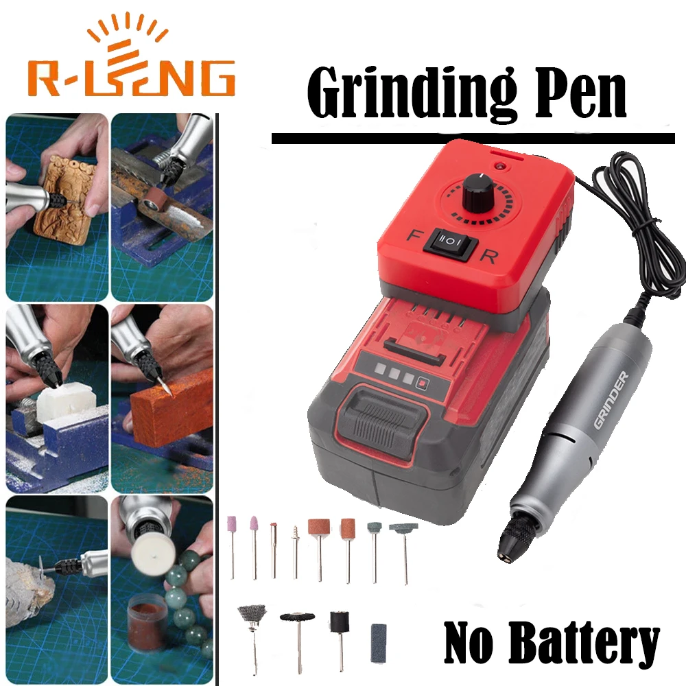 

Cordless Portable for Ozito 18V PXC Lithium Battery Grinder Drill Engraving Pen Grinding DIY Crafts Engraver Pen Adapter
