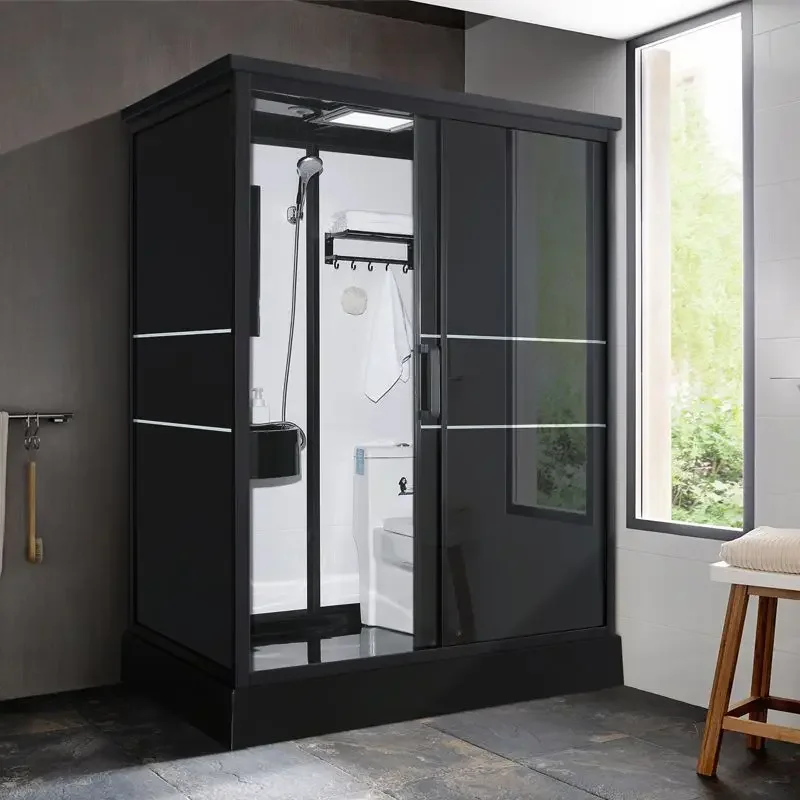 One-piece integral bathroom, old house renovation without smashing bricks 4 hours fast installation of one-piece waterproof bath