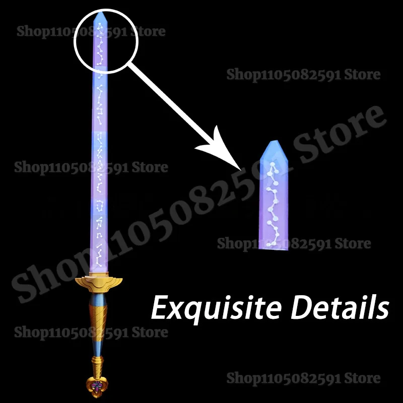 K-pop Demon Hunters Rumi Cosplay Lights Sword Weapons Roleplay Props for Girl Group Idol Halloween Carnival Costume Accessories