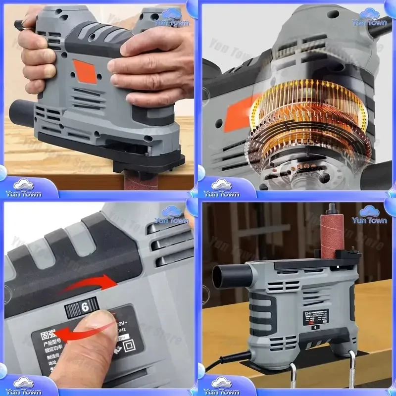 Shaft Sand Machine for Woodworking Special Shaped Polishing Sand Column Machine Curved Surface Sanding Machine Sand Belt