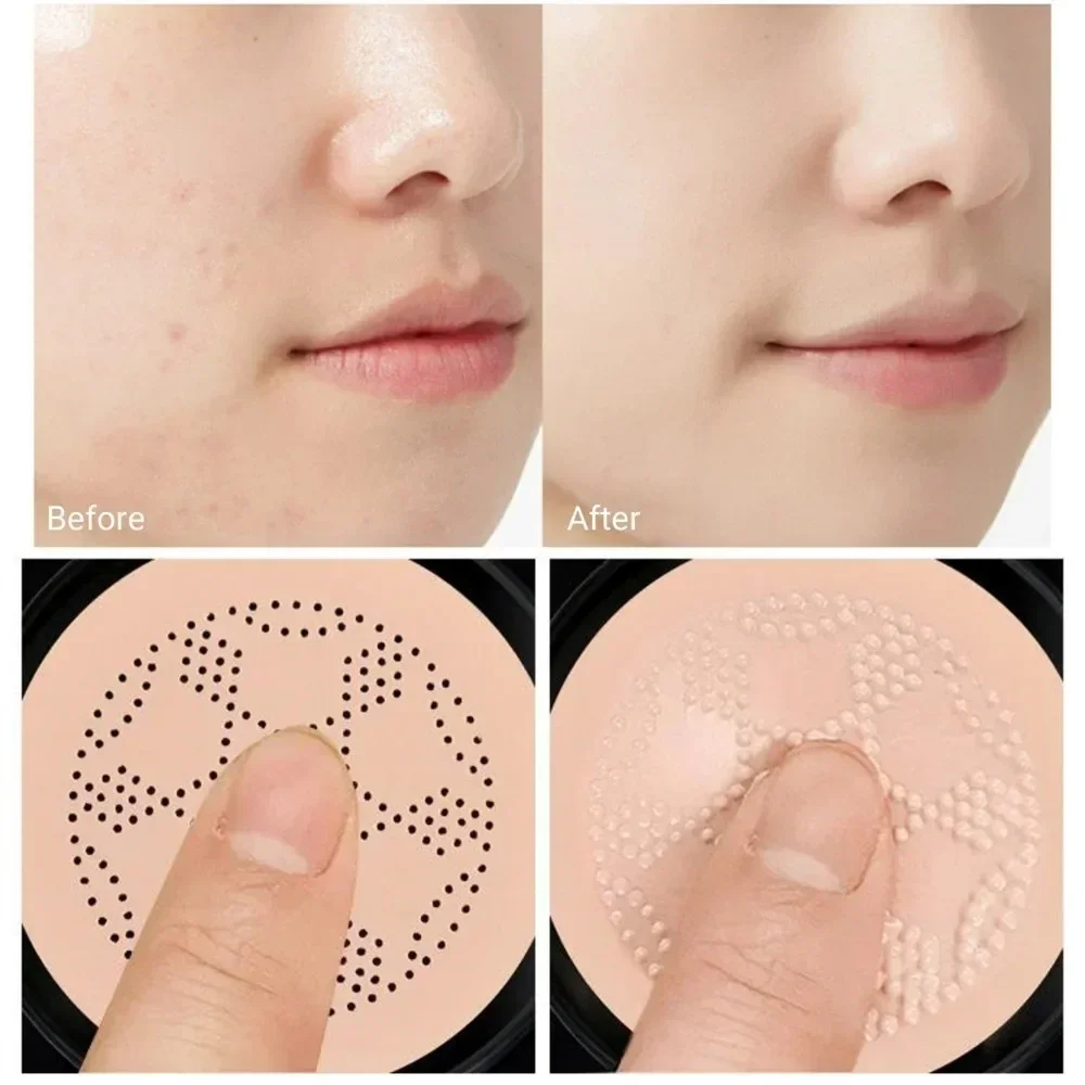 BB Cream Mushroom Head Air Cushion Powder Puff Moisturizing Brightening Foundation Concealer CC Cream Base Makeup Cosmetics