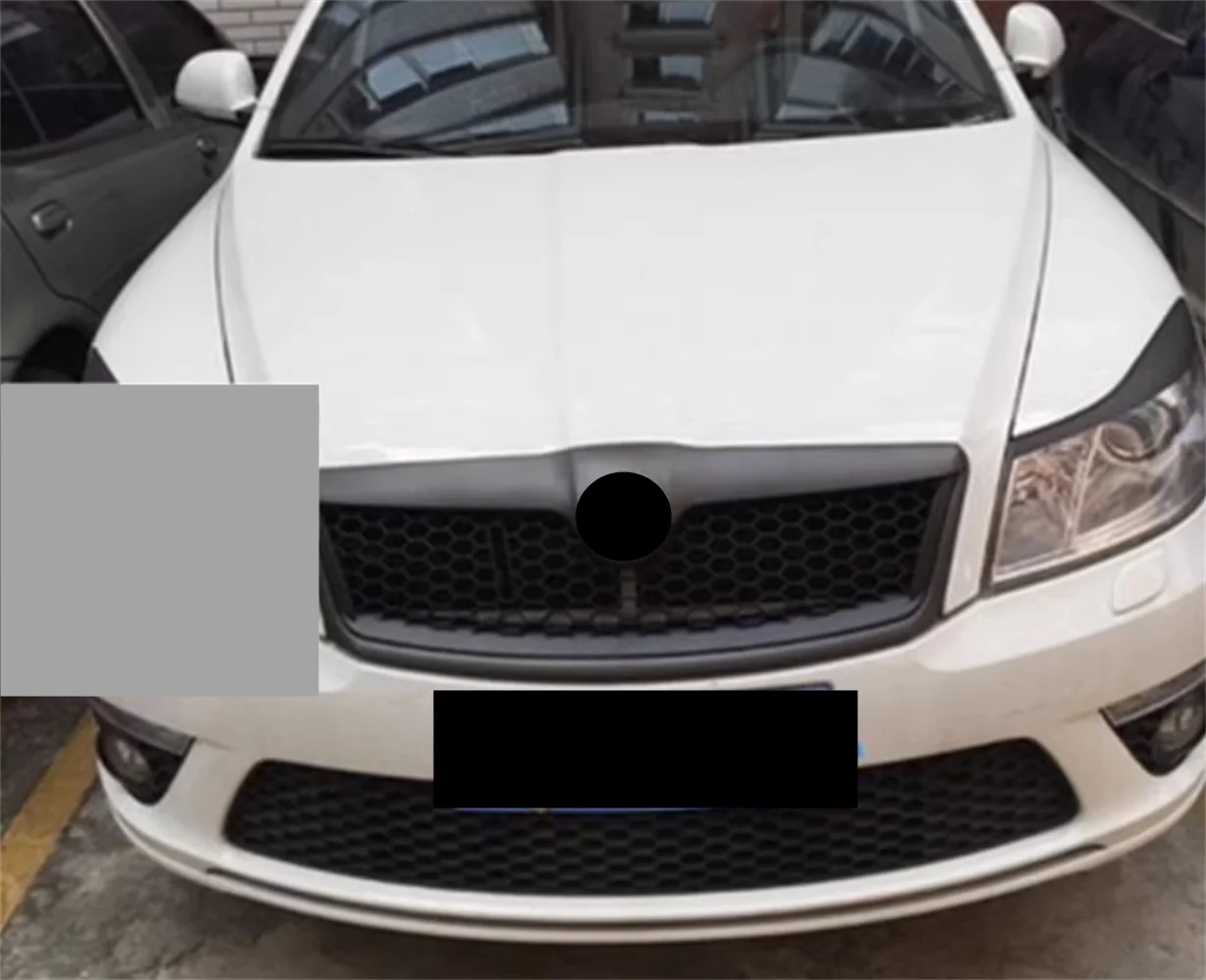 Car Front Bumper Grill Mask Radiator Grille for 10-15 Skoda Octavia RS