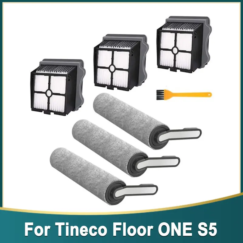 Per Tineco Floor ONE S5 spazzola a rullo morbida e sostituzione del filtro Hepa accessori per lavaggio a umido e a secco pezzi di ricambio per aspirapolvere