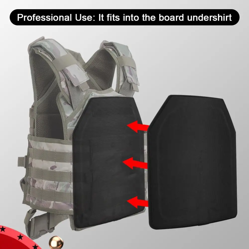 

1-2PCS Bulletproof Plug Steel Plate Ballistic Body Armour Stab-Proof Composite Board Replace Anti Stab Armor Board PE IIIA Level