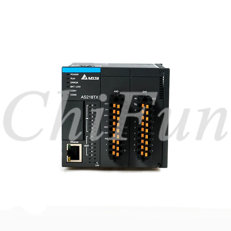 기존 델타 AS218TX-A AS218PX-A AS218RX-A PLC 프로그래밍 가능 컨트롤러 AS200 시리즈 8DI/6DO 2AI/2AO 박스 내