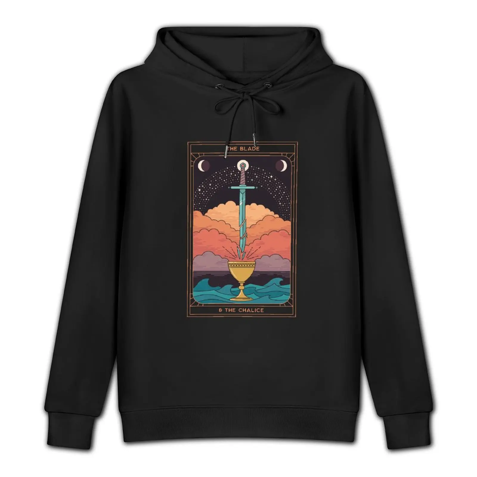 The Blade And The Chalice Pullover Hoodie mens clothing men clothing big size hoodie