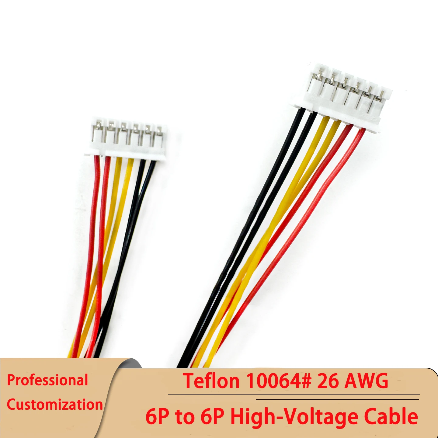 PH2.0 Interface 6P Dual-Ended Teflon 10064 High-Voltage Connection Cable for High-Voltage Strip Driver Board Connection