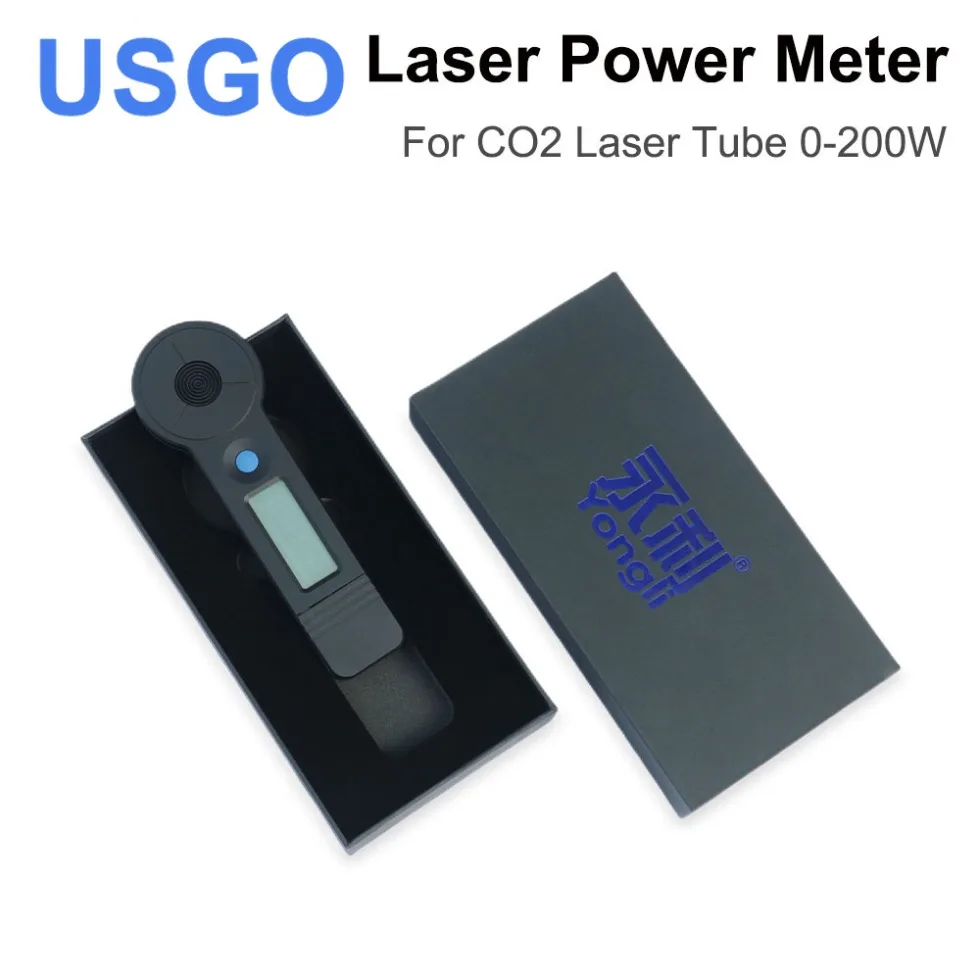 USGO Laser Handheld Power Meter HLP-200B 0-200W High Accuracy for Co2 Laser Engraving Cutting Machine Laser Tube Dynamometer