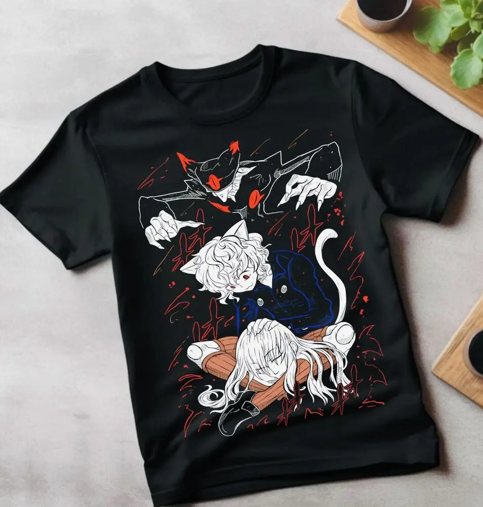 Neferpitou T-Shirt Jager X Hunter Manga Strip Hxh Anime T-Shirt T-Shirt All Size Hoge Kwaliteit 100% Katoen Korte Mouw