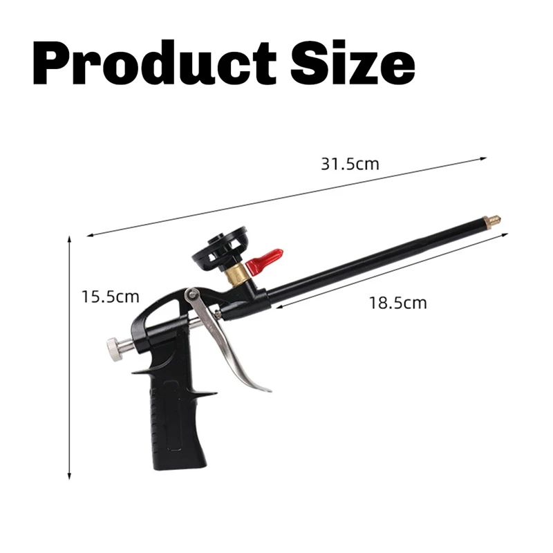 Seam Glue Gun With Switch Valve Spray Gun Foaming Agent No-Clean Spray Gun Foam Polyurethane Glue Gun For Home