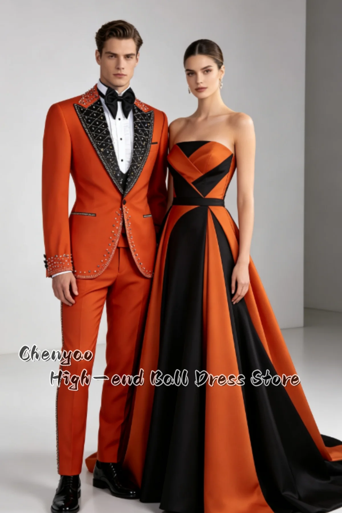 Classic Rhinestone Beaded Sequins Men Suits Slim Formal Groom Tuxedos Customized Banquet Male Prom Blazers 3Pcs Sets ropa hombre