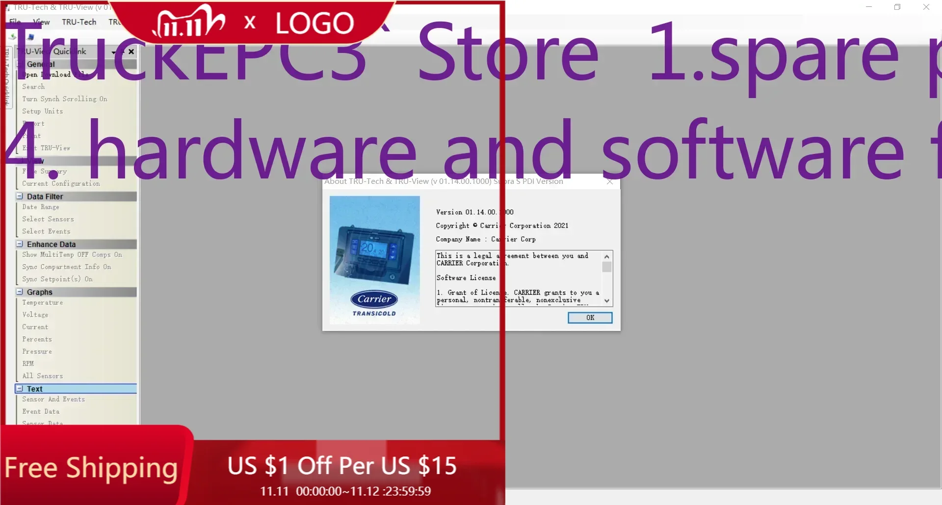 TruckEPC3 Carrier TRU-Tech & TRU-View v01.21+License Code