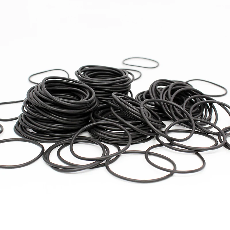 Bild 5: Dicke CS2 mm, schwarze O-Ringe aus NBR-Nitrilkautschuk, Dichtungen, Dichtungsscheibe, temperaturbeständig, verschleißfest