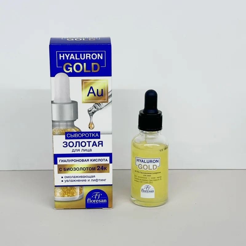 

Сыворотка Floresan с гиалуроновой кислотой и ретинолом, русское антивозрастное лечение для повышения коллагена, увлажнения и борьбы с первыми морщинами, 30 мл