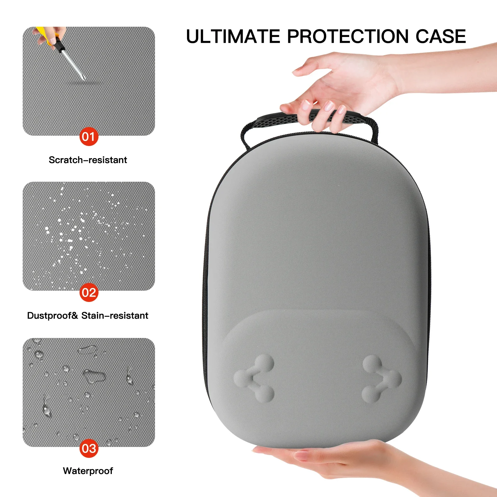 Étui de transport rigide, sac de rangement Portable résistant aux chutes, sac de transport de voyage pour Meta Quest 3/3S VR, accessoires de contrôleur de casque