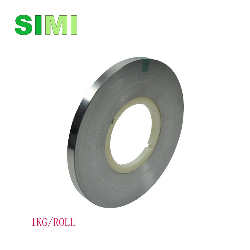 1KG/Roll Nickel Strip 0.1/0.12/0.15mm Nickel Plated Steel Strip For 18650 Lithium Battery Pack Welding Tape 0.2*6mm Nickel Belt