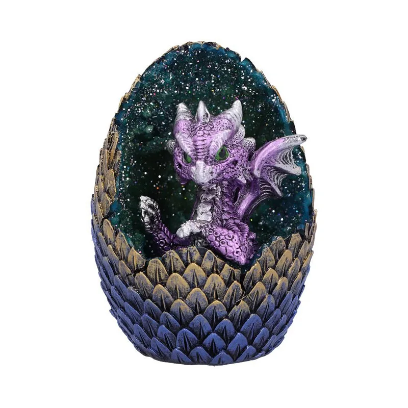 

Baby Dragon Egg Statue, Cute Toy Decorations, Resin Crafts, Desktop, Living Room, Home Furnishings