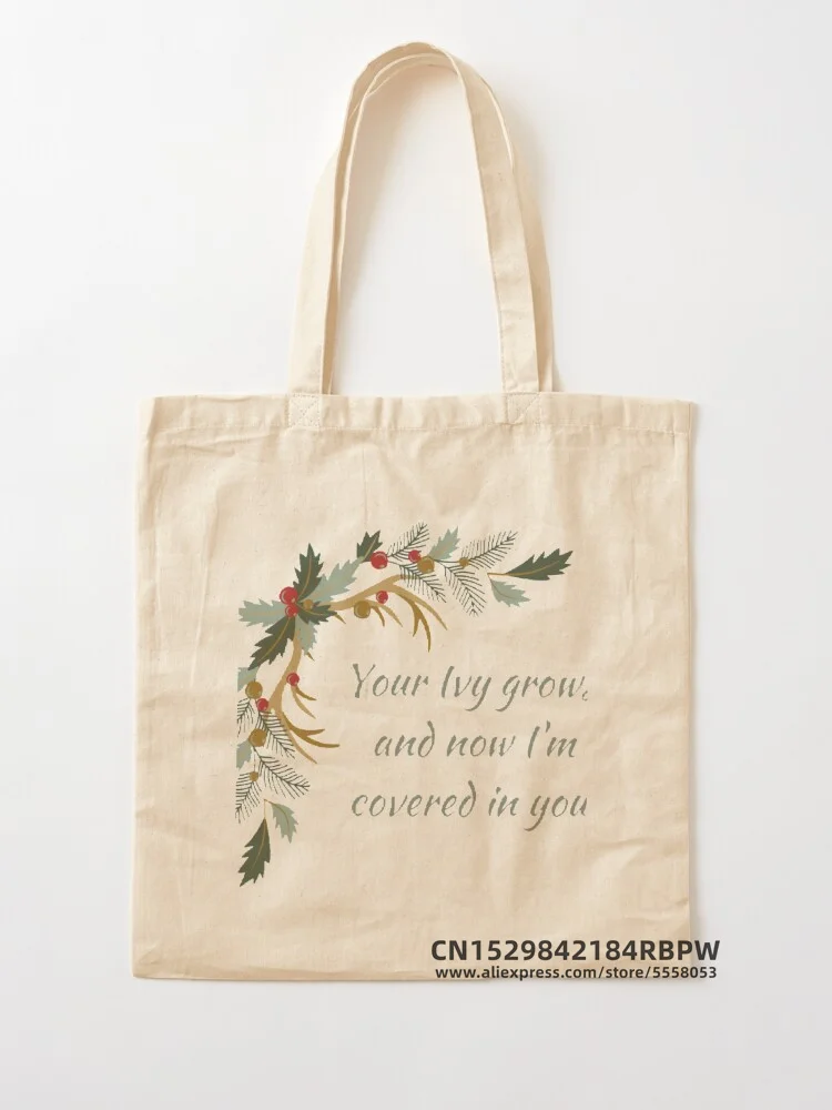 ivy Tote Bag Girls Pacakge Hand Bag Women Eco Reusable Shoulder Shopper Bags Bolsas De Tela