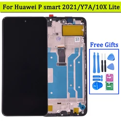 For Huawei P Smart 2021 PPA-LX2 X10 Lite LCD Display with Touch Screen Digitizer Assembly For Honor 10X Lite Y7A LCD