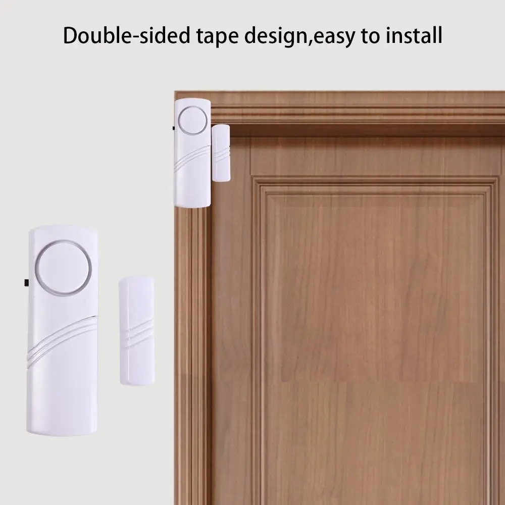

White Alarm Security System Advanced Anti-theft Wireless Burglar Alarm With Magnetic Safety Sensor Alarm Home