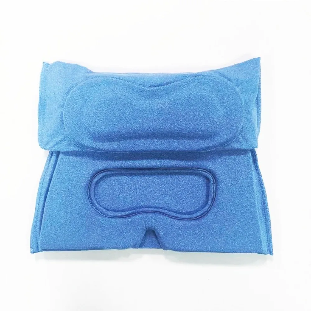 Embroidered Ice Pack Head Wrap High-Elasticity Eye Mask Cold Compression Head Cover Reusable 2 in 1 Hot and Cold Cap