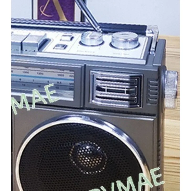 Retro Bluetooth Speaker Stereo Recorder Subwoofer Plug-in Card Audio Portable Subwoofer USB High Sound Quality