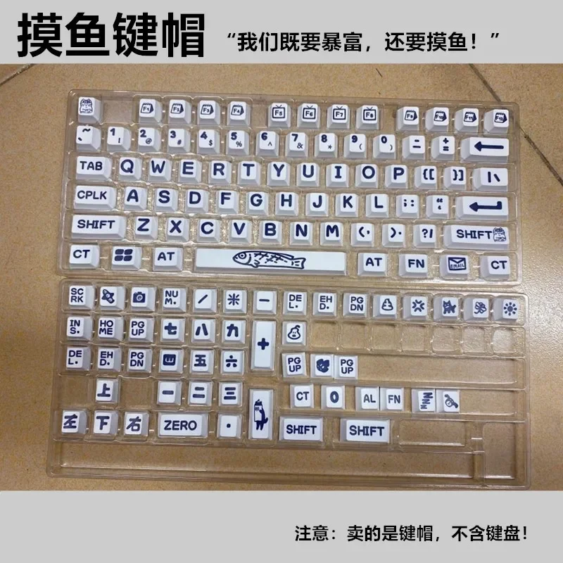 Animal party keycaps pbt original large character minimalist wind support alice80f87f75f99hi8vgn75
