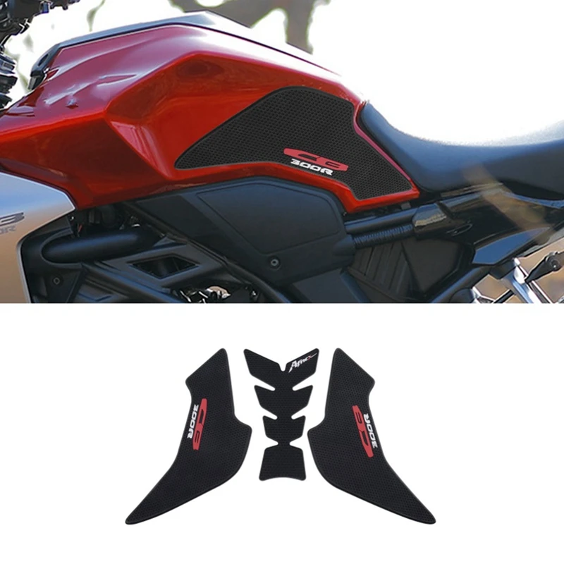 Motorcycle Tank Grip Pads Stickers Protector Traction Pad For Honda CB300R CB 300 R 2023 Accessories