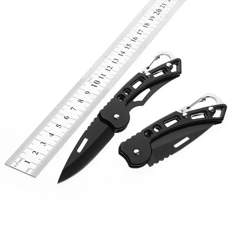 Folding Pocket Knife Stainless Steel Survival Hunting Camping Fishing Portable Fruit Carrying Key Outdoor Tools To Send Ropes