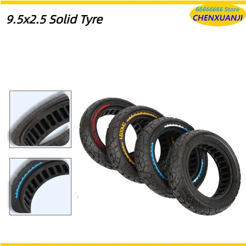 

9.5 * 2.5 off-road solid tires are suitable for the Xiaoniu KQI3 electric scooter. 9.5-inch 9.5x2.5 explosion-proof tires