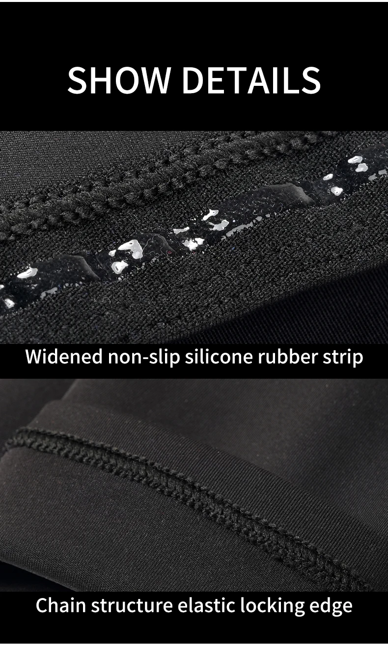 Herren Übergrößen Eisseide Armstulpen, UV-Schutz Rutschfeste Kühlende Ärmel für Sport Radfahren Basketball Outdoor – Detail 10