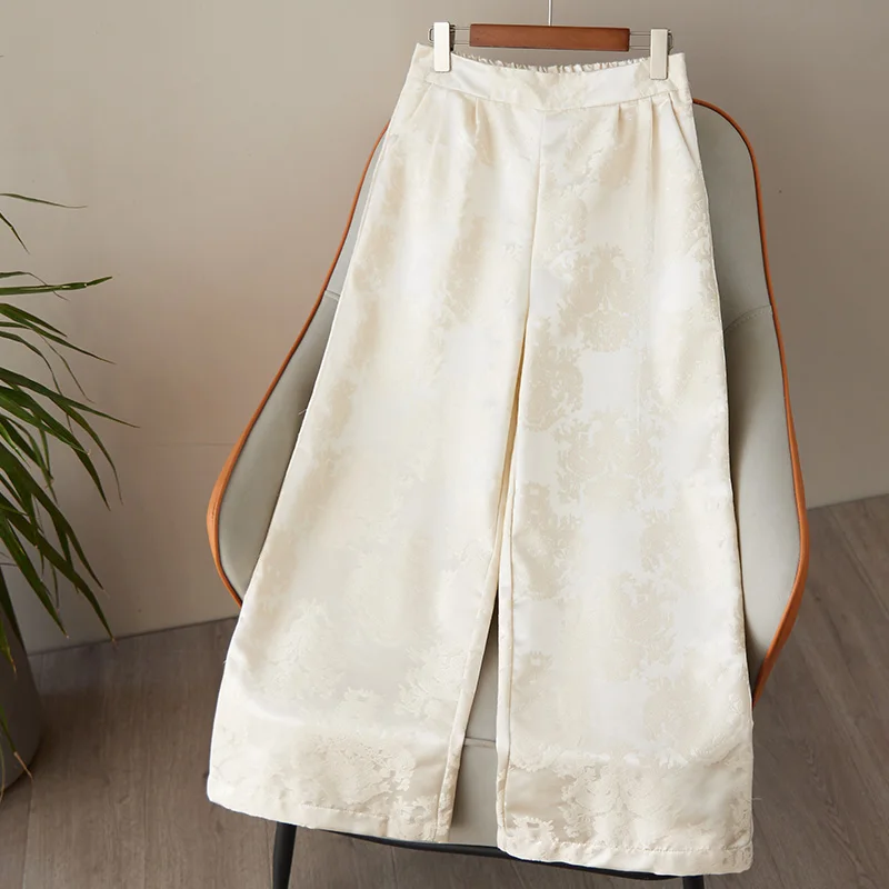

Casual Straight Leg Wide Leg Pants for plus Size Women Spring Summer New Style National Trend Harmonious Harem Pants