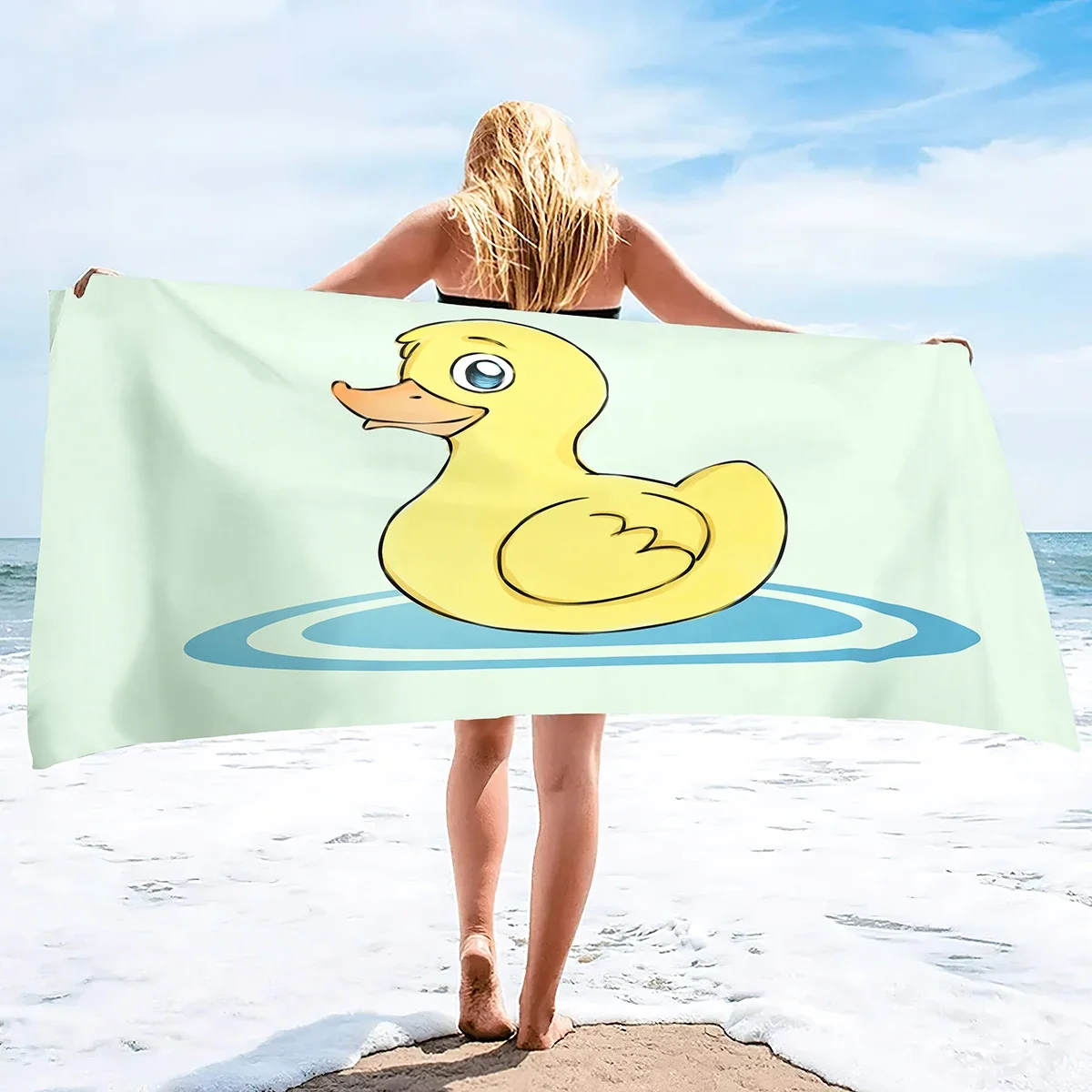 Duck Beach Towel Chair Thick Soft Quick Dry Lightweight Absorbent Towel Blanket Extra Large Pool Swim Travel Soft Towel Blanket