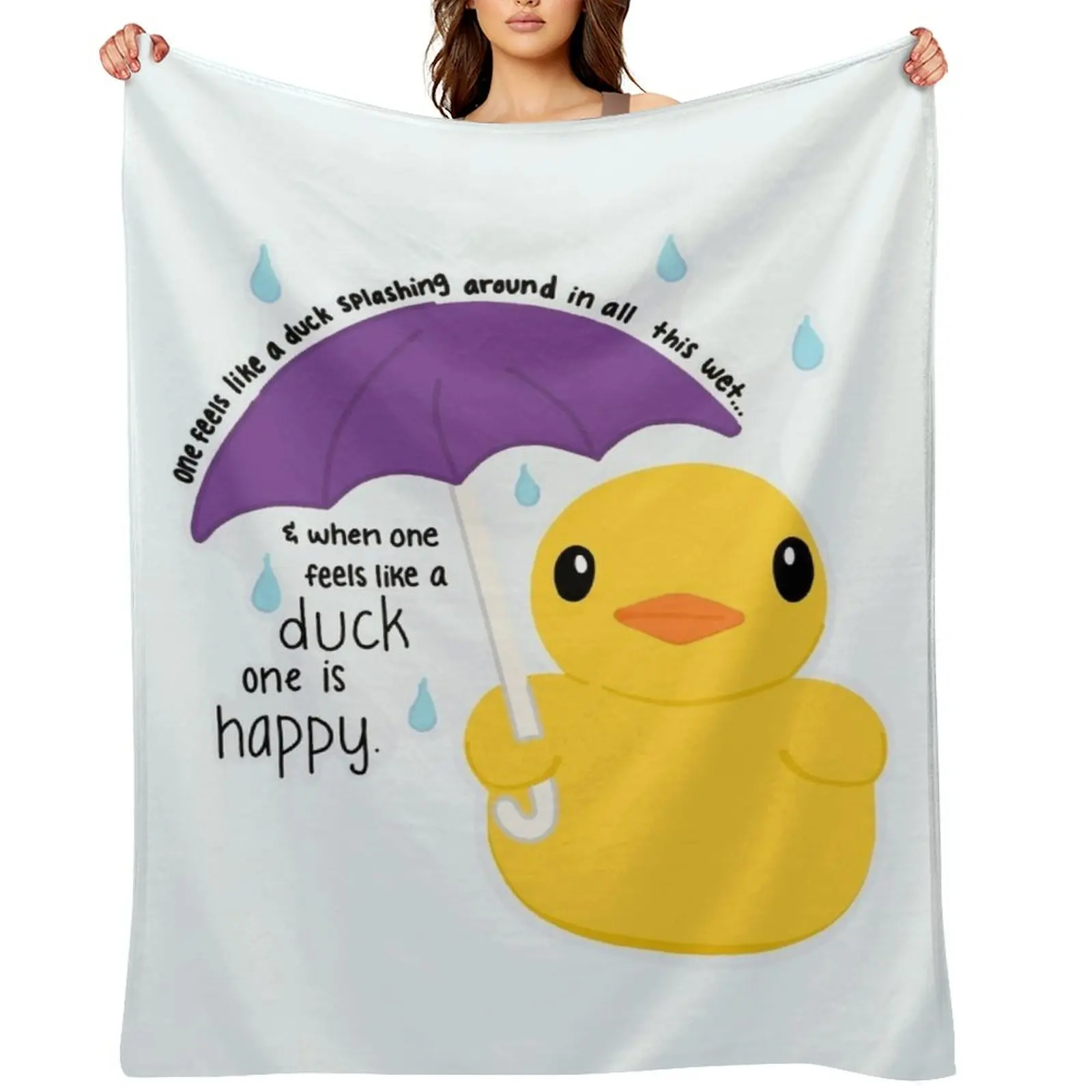 

Duck Throw Blanket blankets ands Plaid on the sofa for sofa Single Blankets