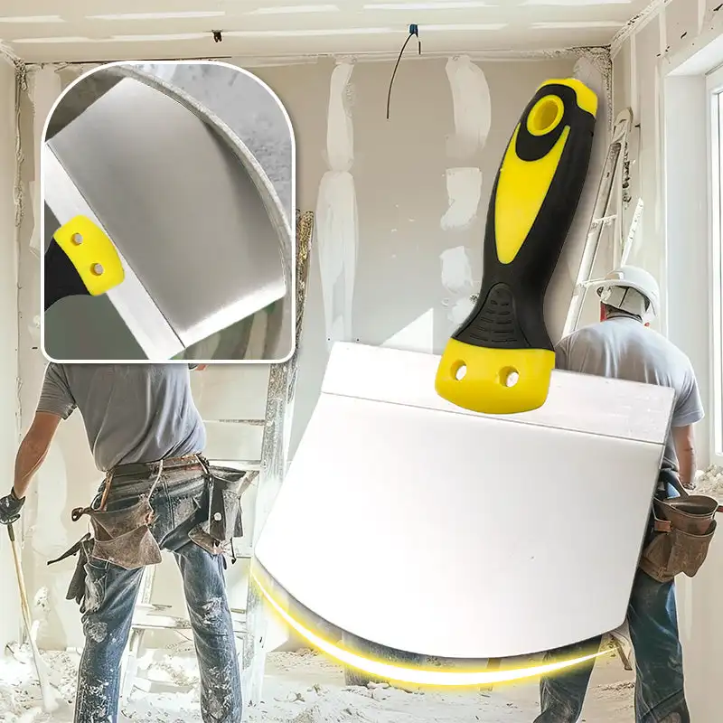 Arc-shaped Putty Knife Spackler Tool Spackle Knife Paint Scraper Tool  No Rusting Perfect For Repairing Drywall Removing Wallpap