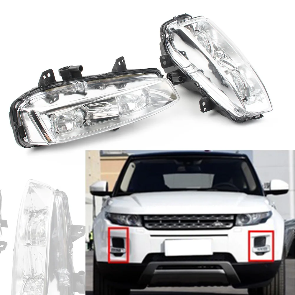 

Pair For 2012 2013 2014 2015 Land Rover Range Rover Evoque Front Bumper Fog Light LR026089 LR026090