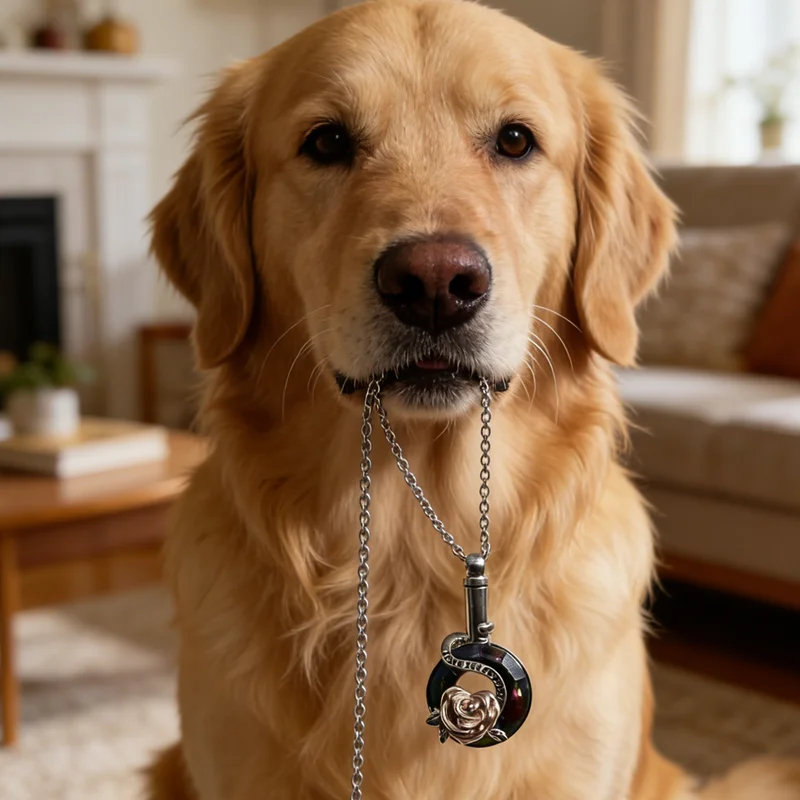 

1 шт., ювелирные изделия для кремации, урна с цветком розы, ожерелье, подвеска с кристаллами для пепла, памятный подарок на память, ювелирные изделия для кремации, подарок для женщин и мужчин