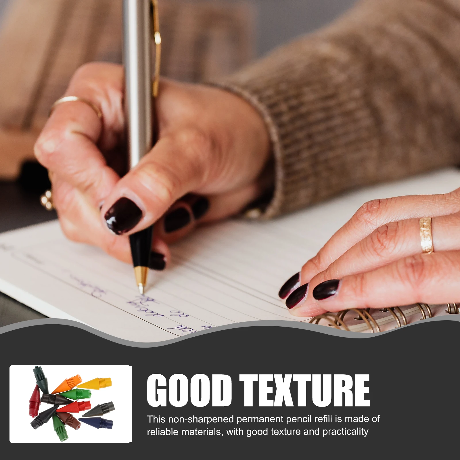 

36Pcs Everlasting Pencil Nibs Inkless Smooth Writing Replacement Tips for Sketching Calligraphy Inkless Pencil