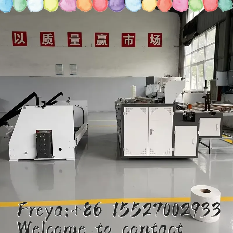 Heavy 20mm Thick Steel Plate Frame Rewinding Machine Long Service Life Toilet Paper Production Line