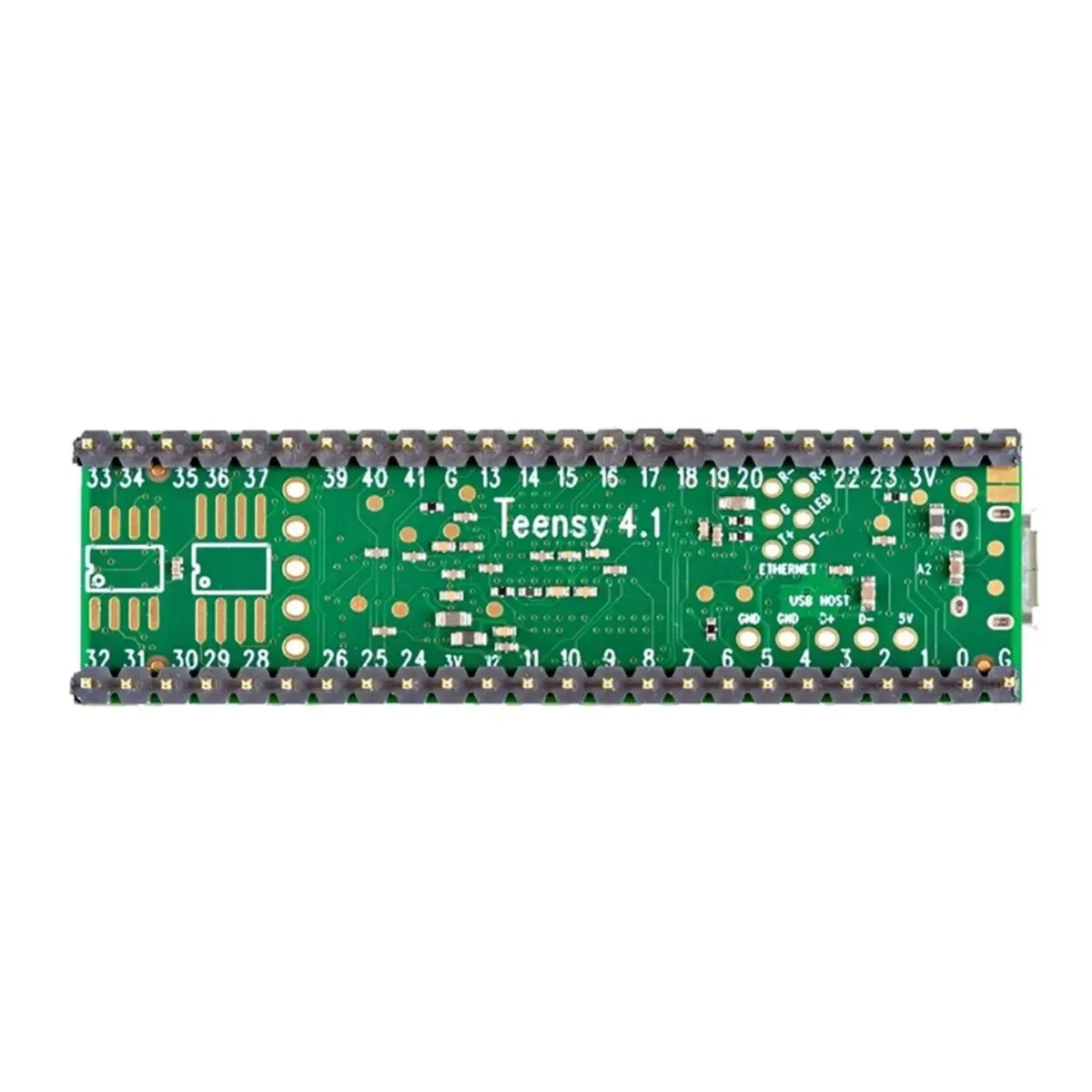 Teensy 4.1 Board IMXRT1062 Crossover MCU with Ethernet Four Times Larger Flash Memory Than Teensy 4.0 DEV-16996