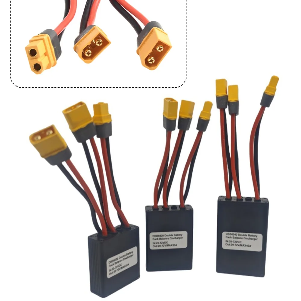 Electric Bike Scooter Ebike Dual Battery Discharge Converter Lithium Battery Parallel Module 20V-72V 20-40A DBB-20A 30A 40A