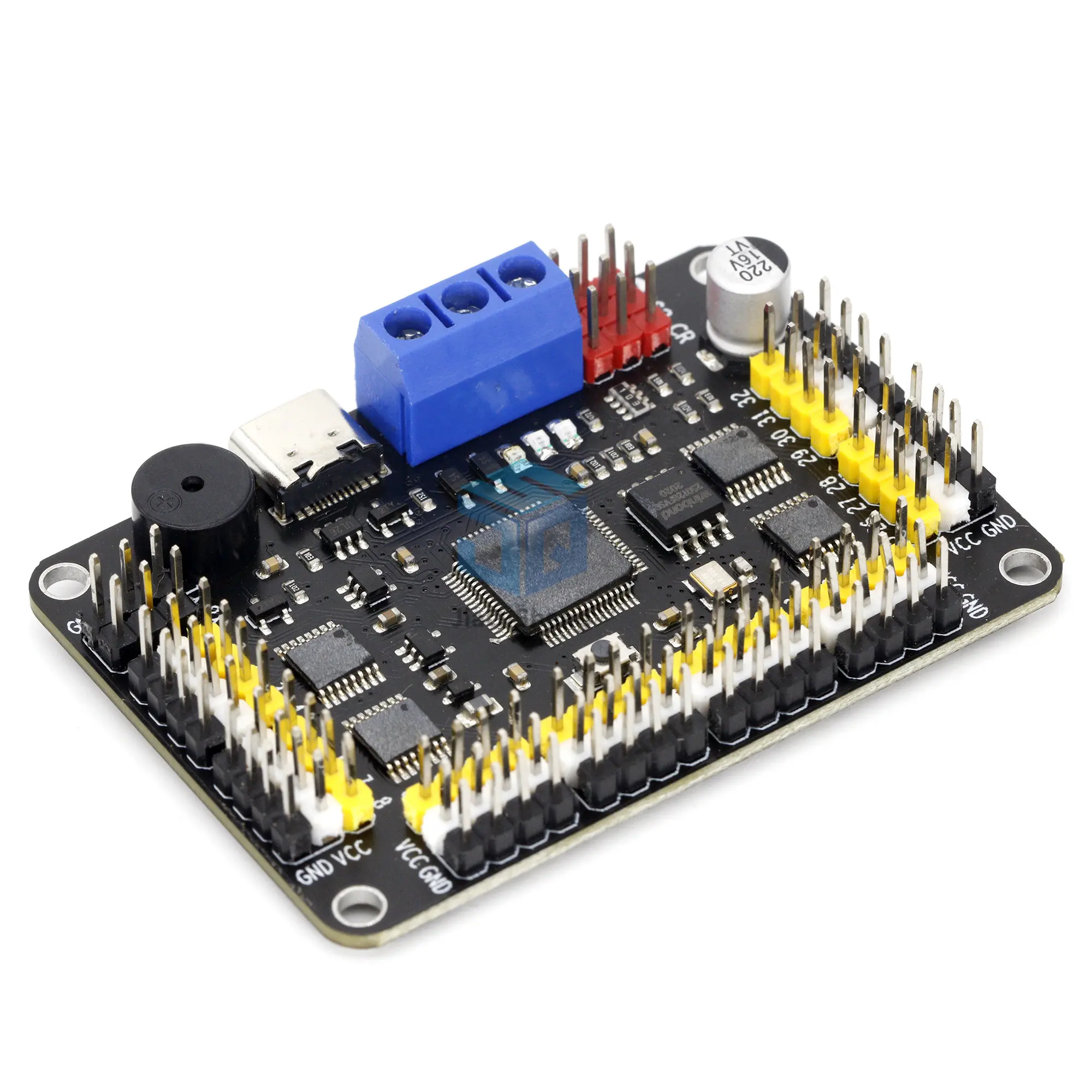 New Version 32 Channel Robot Servo Control Board Servo Motor Controller PS-2 Wireless Control USB/UART Connection Mode