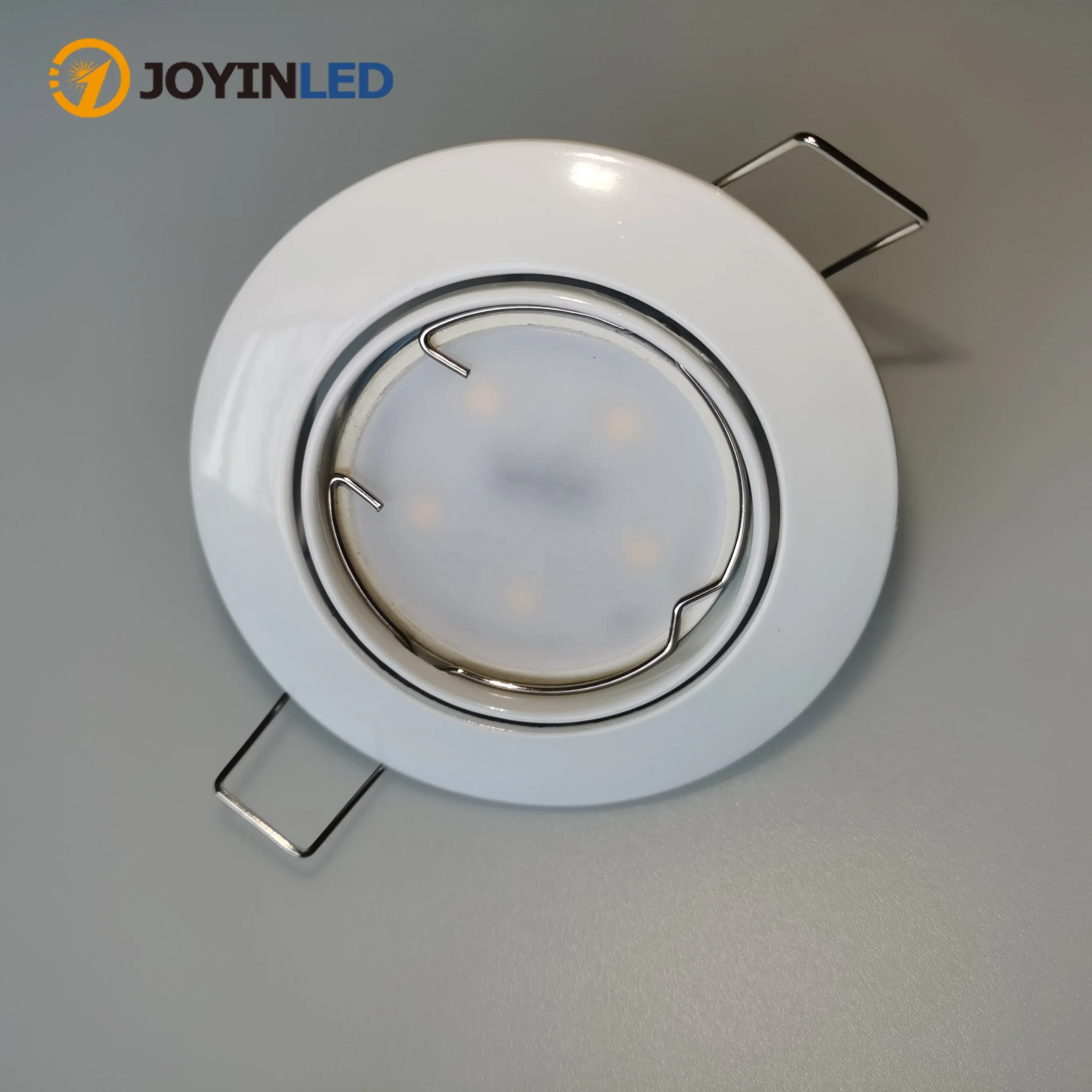 

White Black Zinc Alloy GU10 LED Lighting Fixture Cut-out 60mm Round MR16 Housing Led GU10 Spot Light Downlight Housing