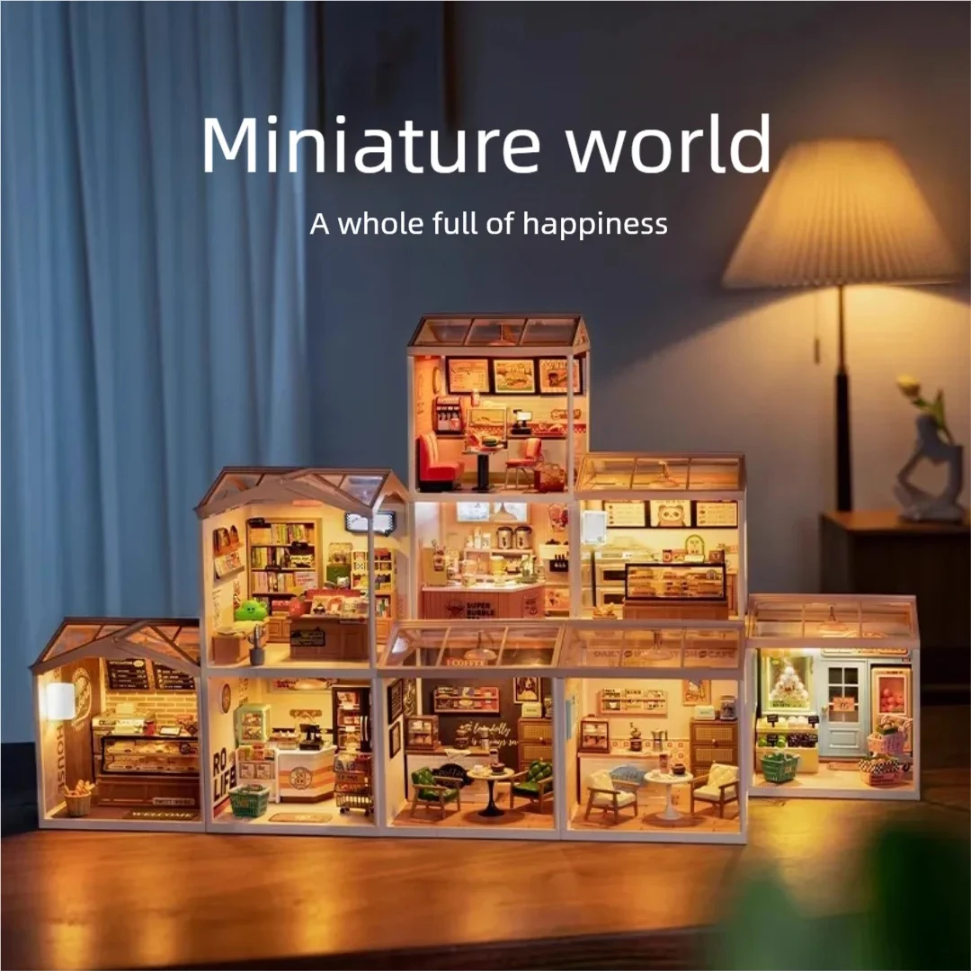 

Diy Exquisite House Model Building Blocks, 3D Puzzles, Children's Play, Puzzle Toys, Gifts