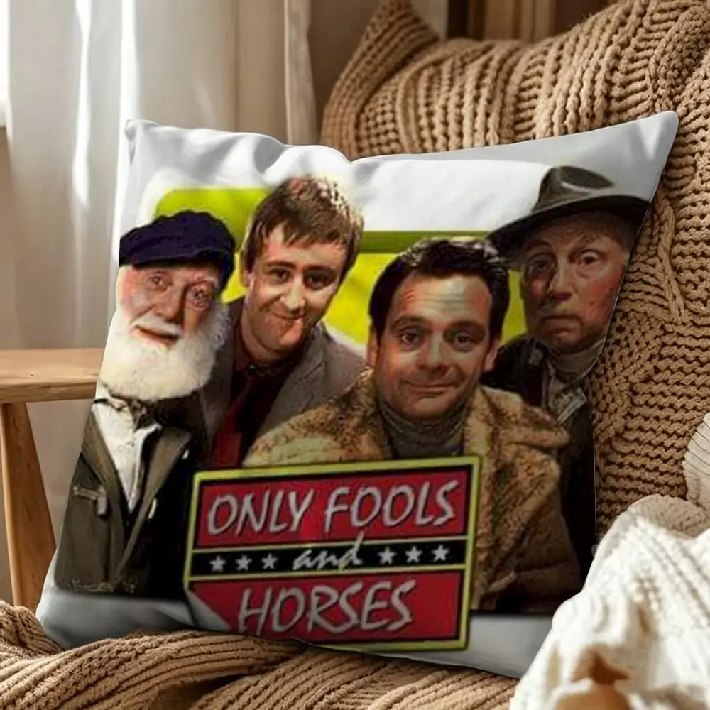 TV Show O-Only F-Fools and H-Horses-S Double-Sided Printed Cushion Cover Bedroom Bedside Sofa Pillow Case