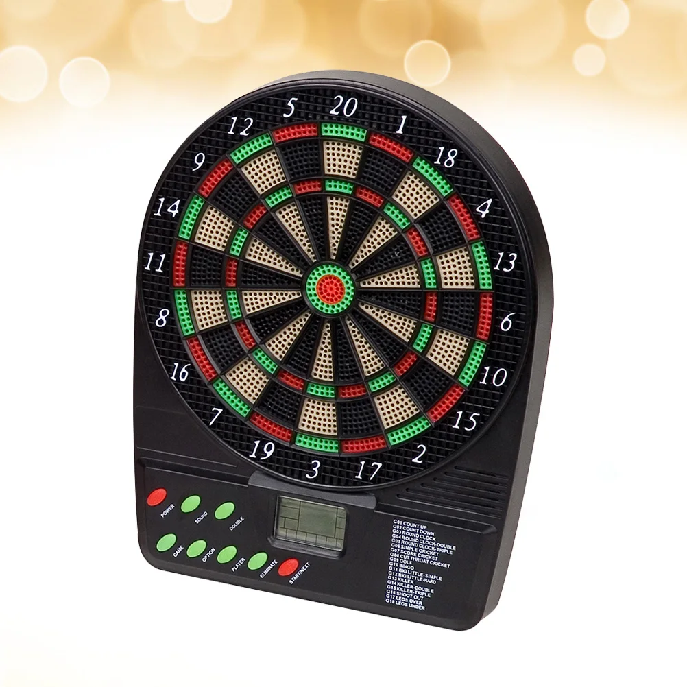 Automatic Scoring Dartboard Electronic 8 Inch Tournament Quality Ultra Thin Spider Wall Protection Missed Dart Catch Ring 18