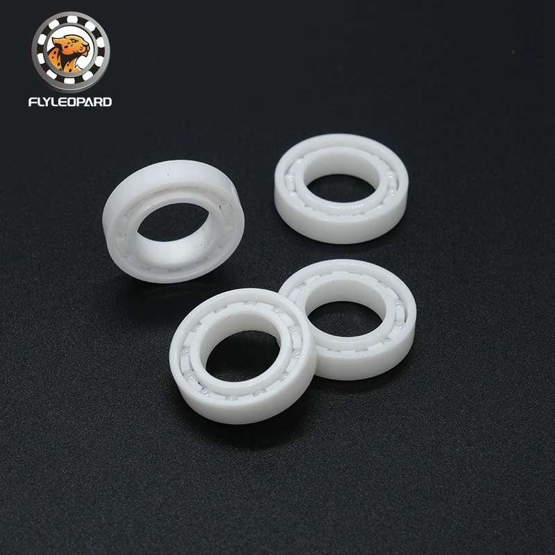 (5PCS) 6801CE 12X21X5 mm Full Ceramic Bearing ZrO2 Material All Zirconia Ceramic 6801 Ball Bearing 6801CE