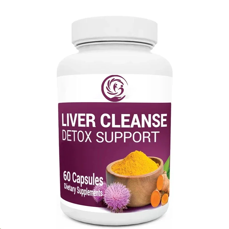 

60 Capsules Liver Cleansing Capsules - Liver Supplements Including Turmeric, Black Pepper, and Choline
