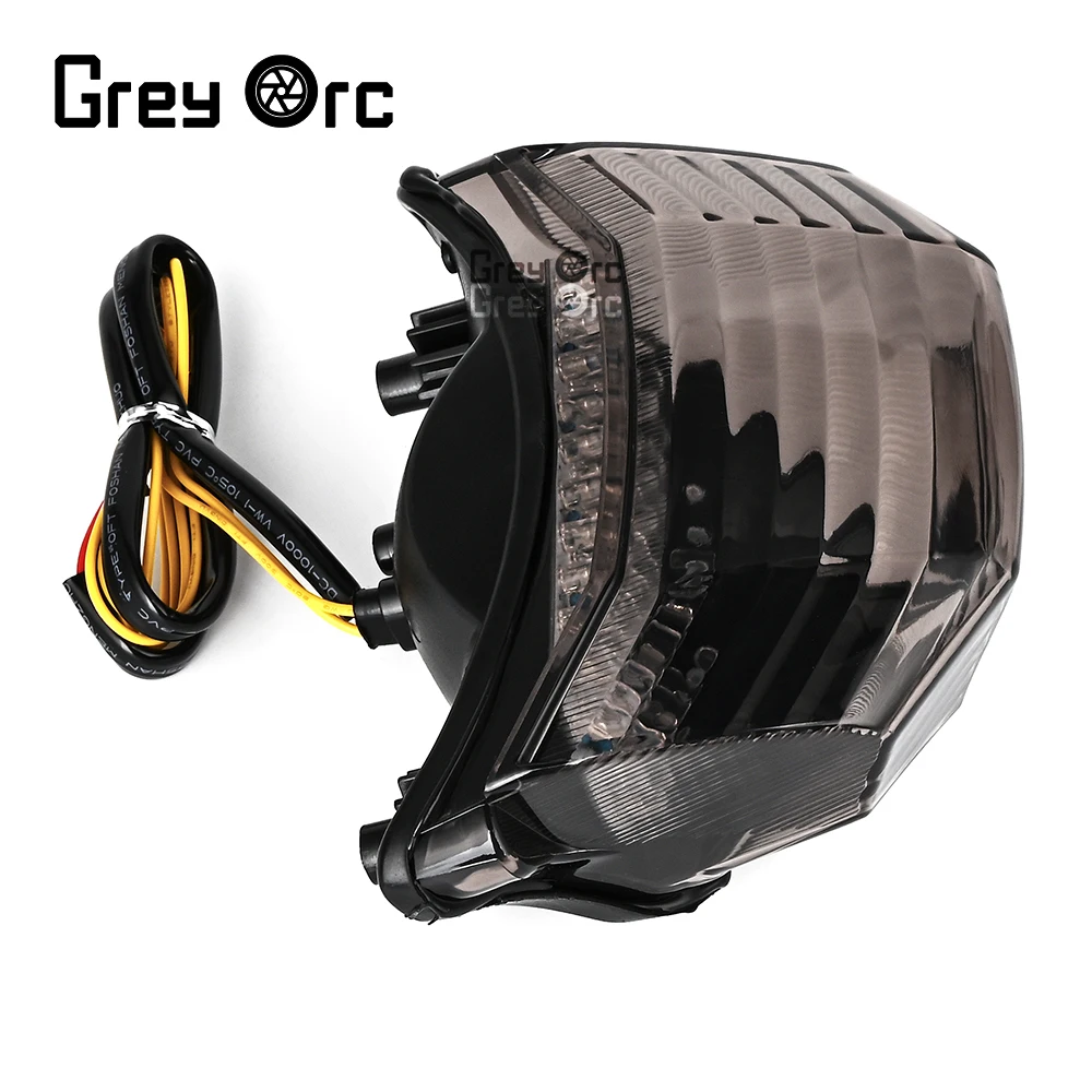 اكسسوارات الدراجات النارية لياماها FZ 600 FZ6 FAZER 2004 2005 2006 2007 2008 2009 المتكاملة مصباح ليد خلفي بدوره إشارة الوامض